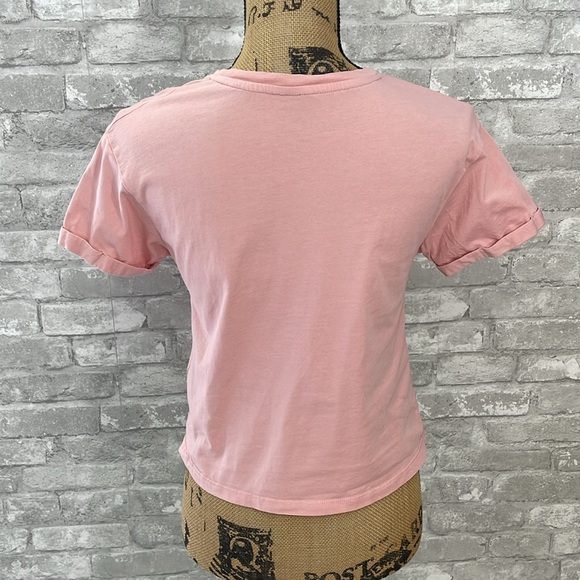 Topshop Pink London Cropped Tee - Picture 5 of 8